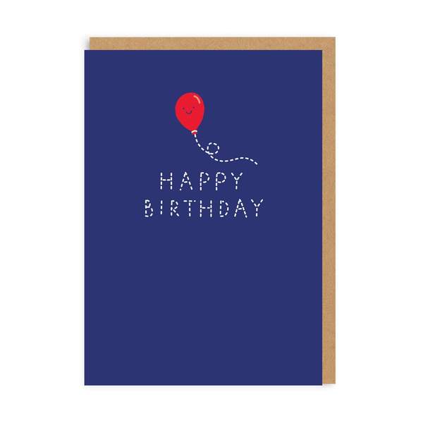 Happy Birthday Balloon Greeting Card