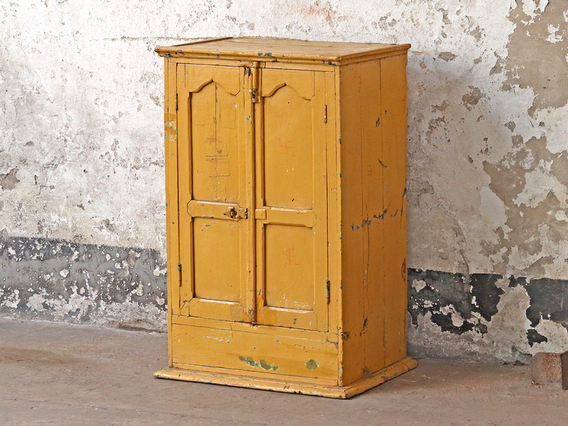 Colourful Vintage Cabinet Orange