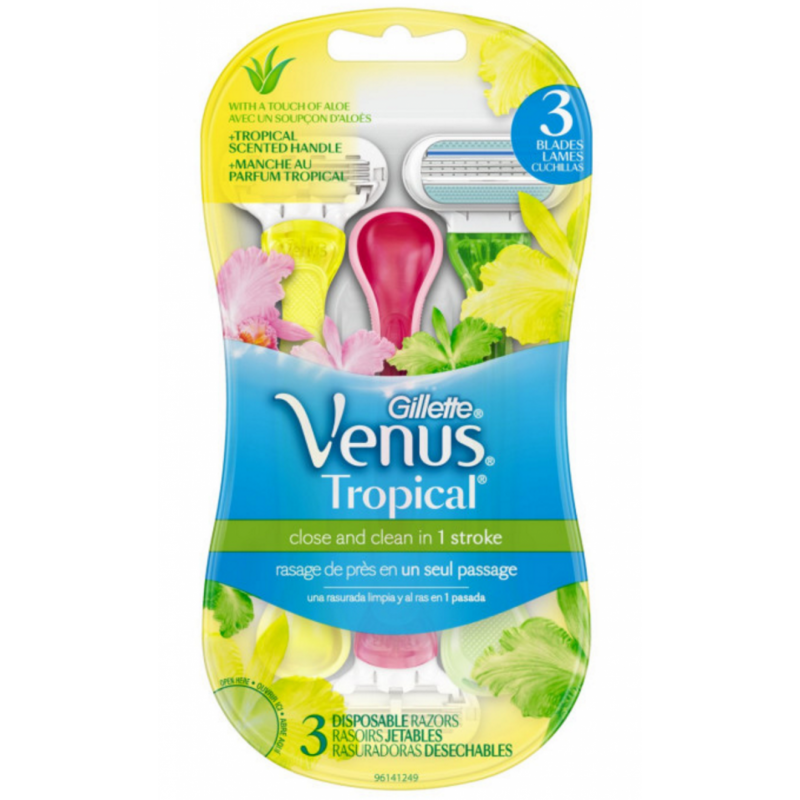 Gillette - Venus Tropical 3'S Disposable Razors