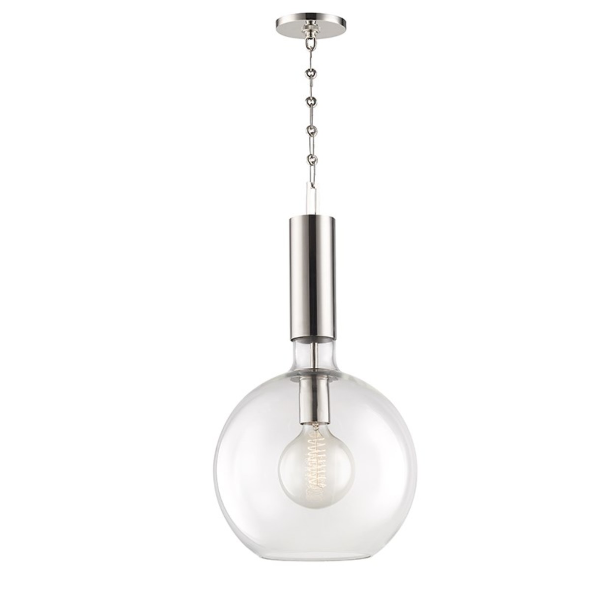 Hudson Valley I Raleigh Pendant I Polished Nickel