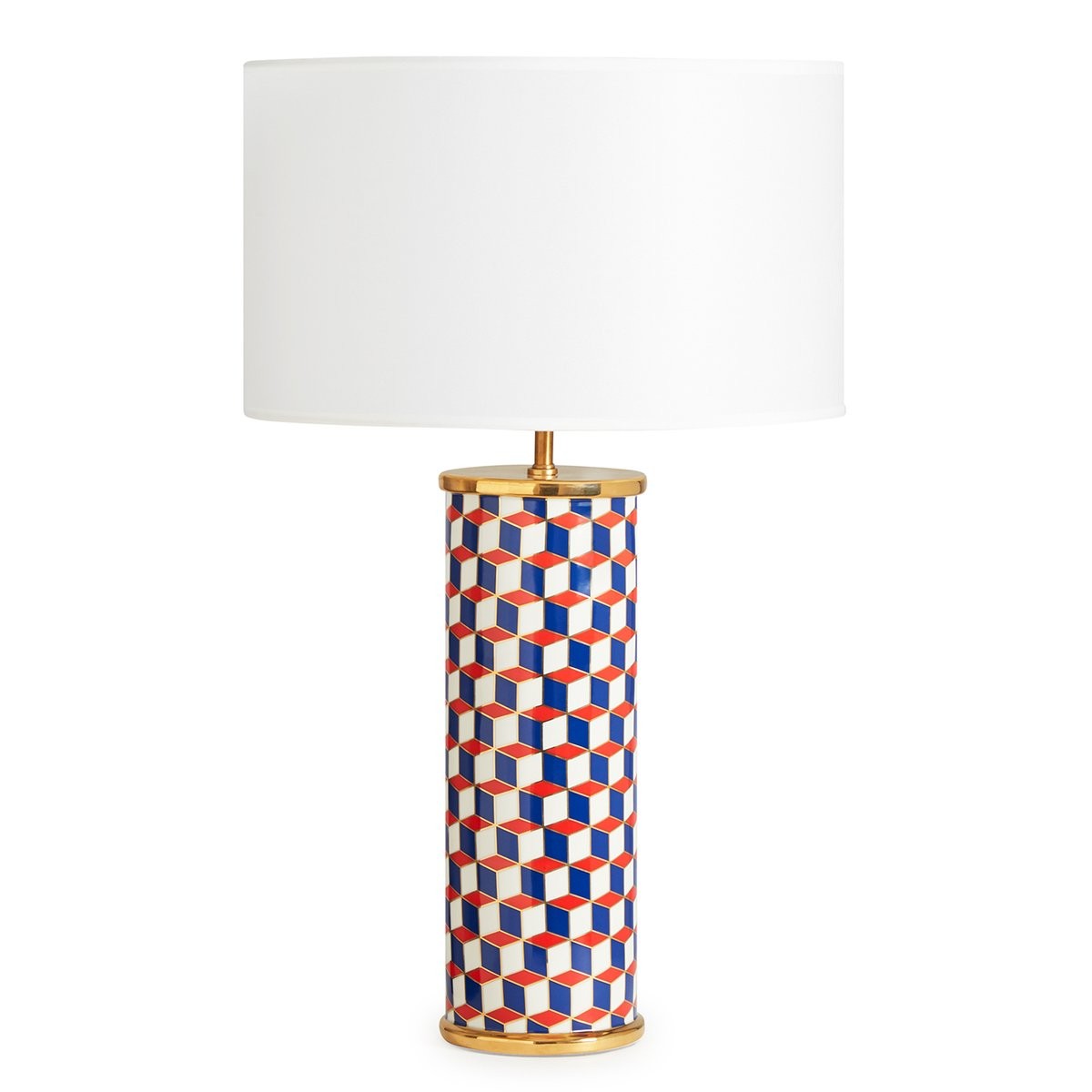 Jonathan Adler I Carnaby Table Lamp I Red & Blue