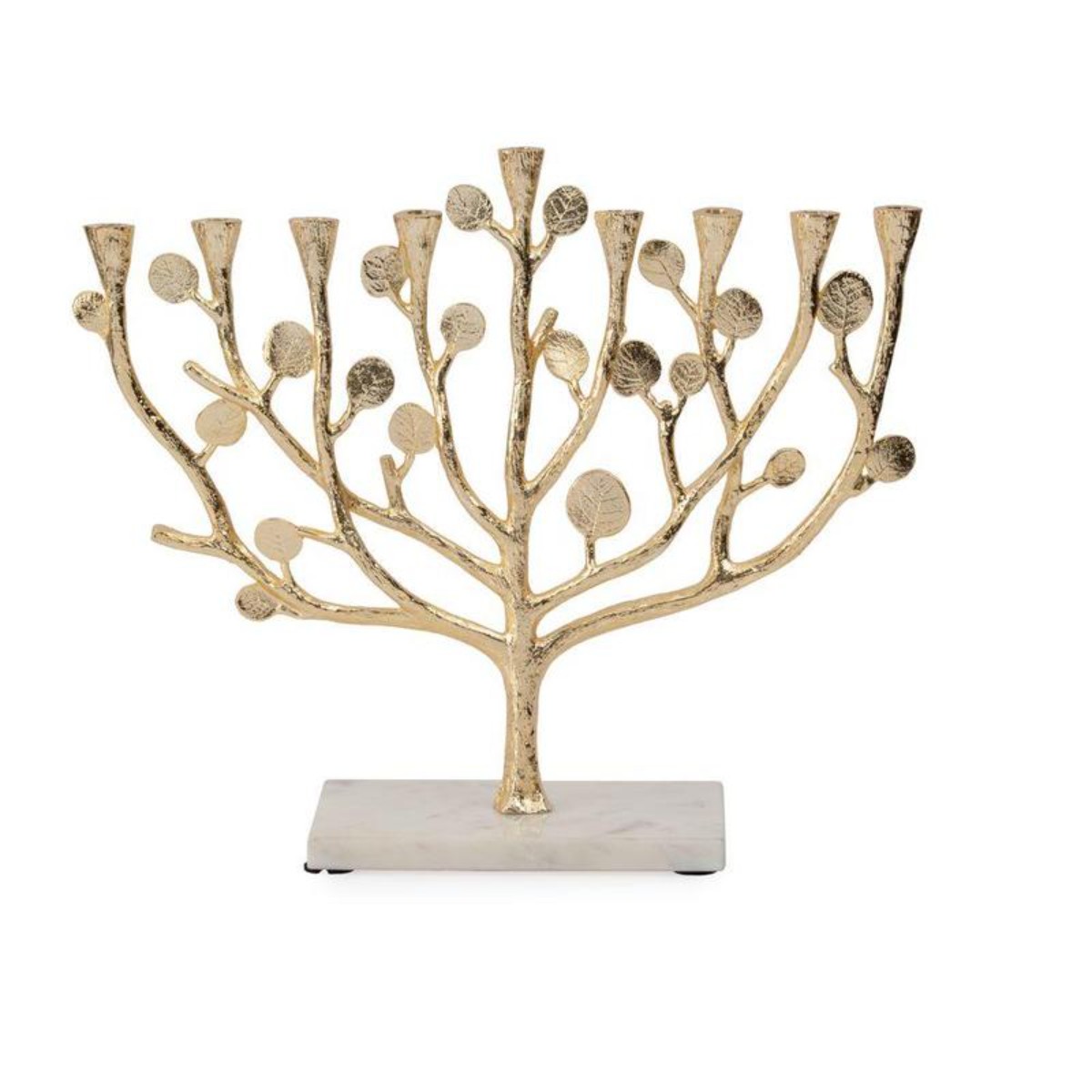 Michael Aram I Botanical Leaf Gold Menorah