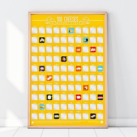 Cheese Scratch off Poster