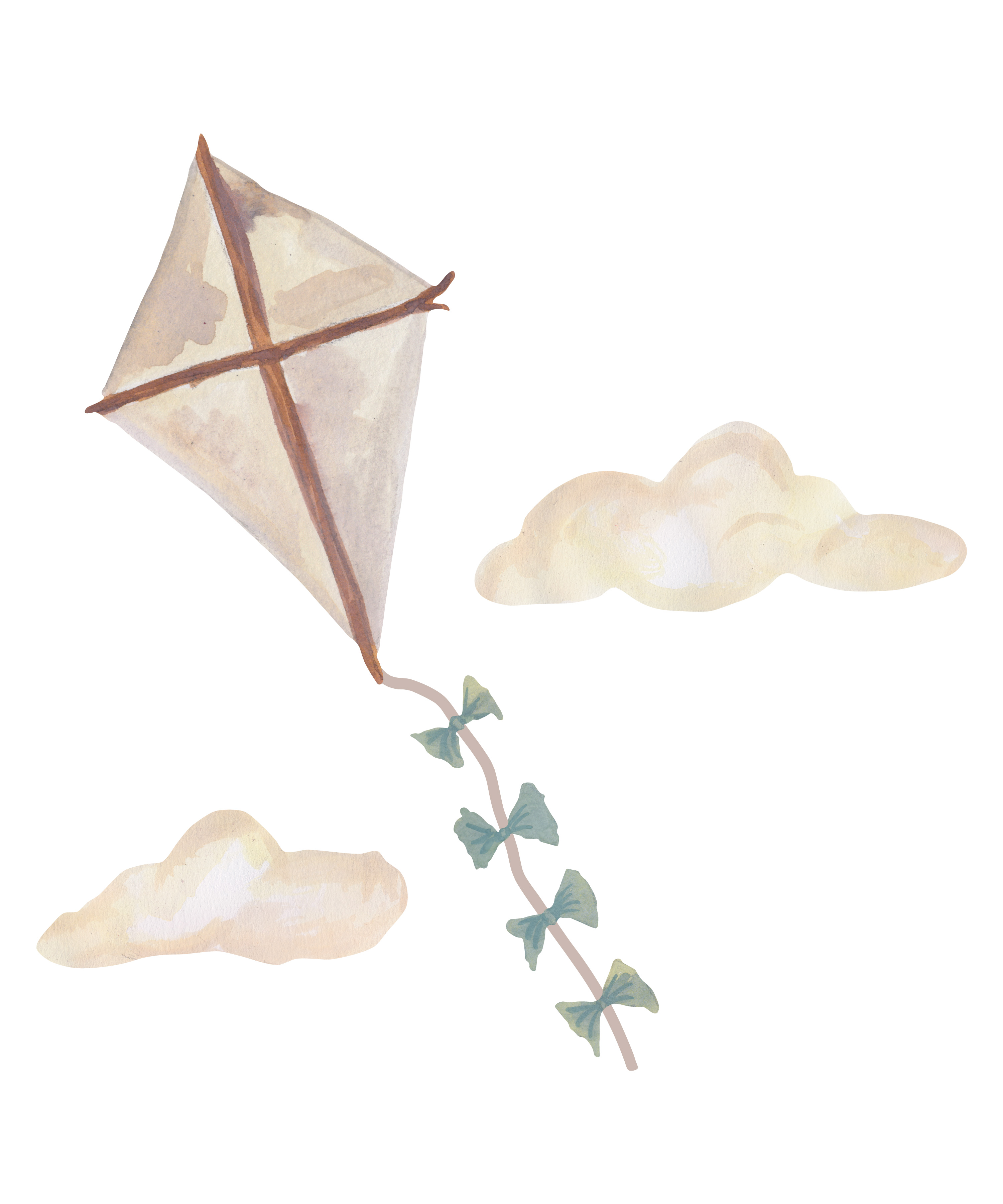That's Mine - Wall Sticker Kite Small - Beige (O8084)