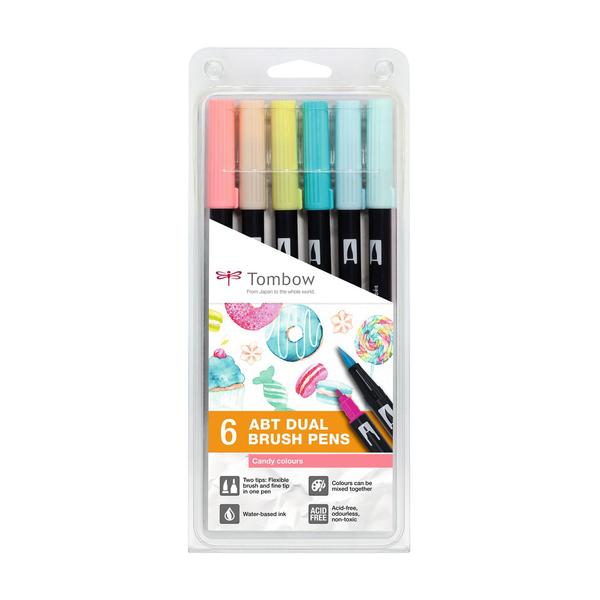 Tombow ABT Primary Candy Colours Brush Pens