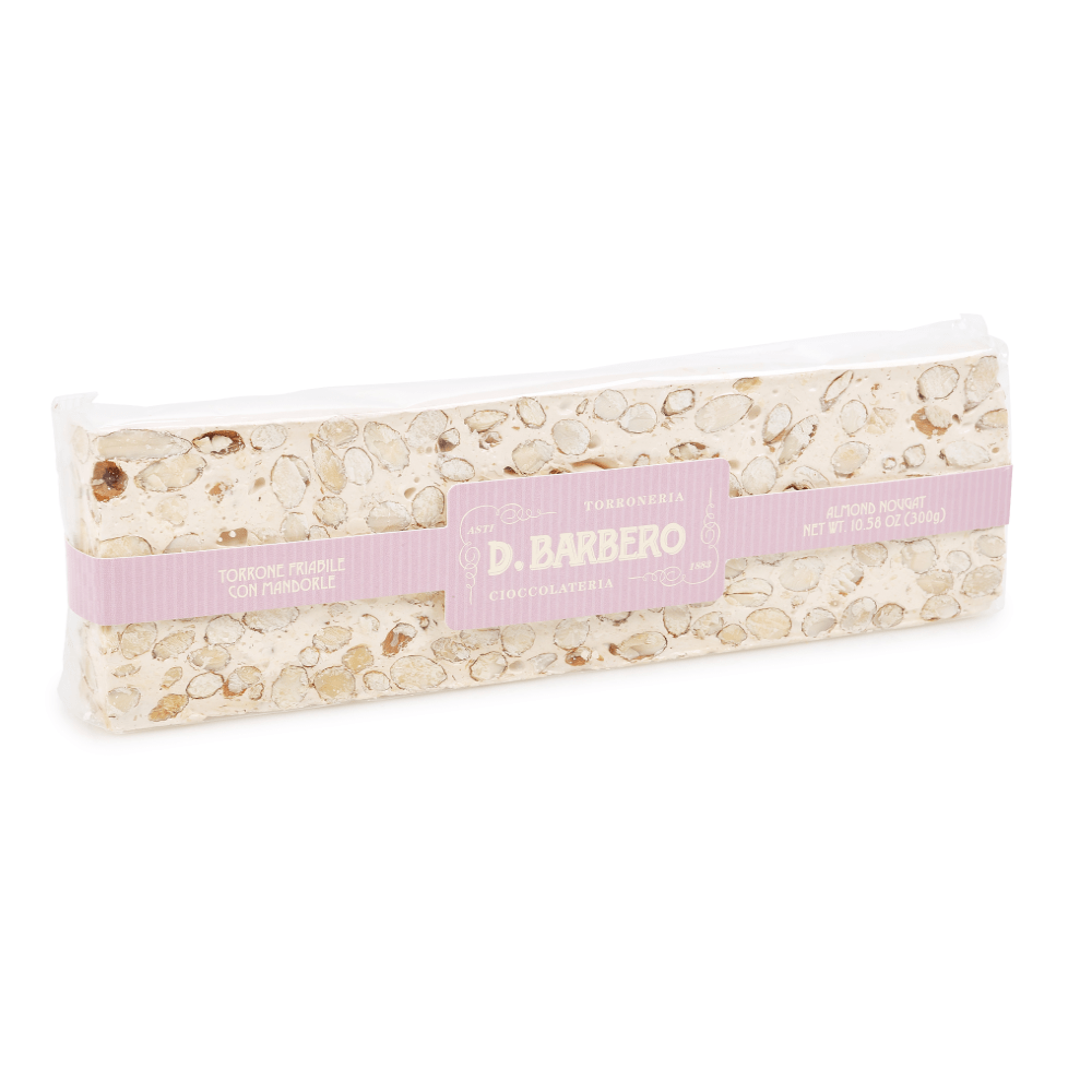 Crumbly Almond Nougat Torrone 300g by D. Barbero