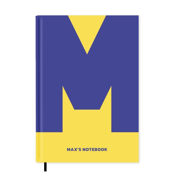M is For Notebook A5 - Personalised