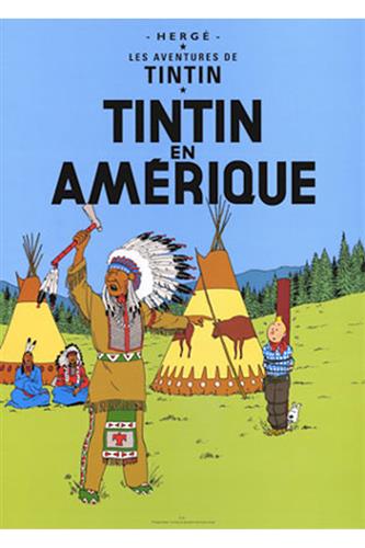 Tintin i Amerika (AMERIQUE) - Poster