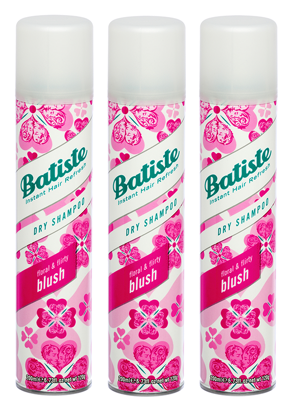 Batiste - 3 x Dry Shampoo Blush 200 ml