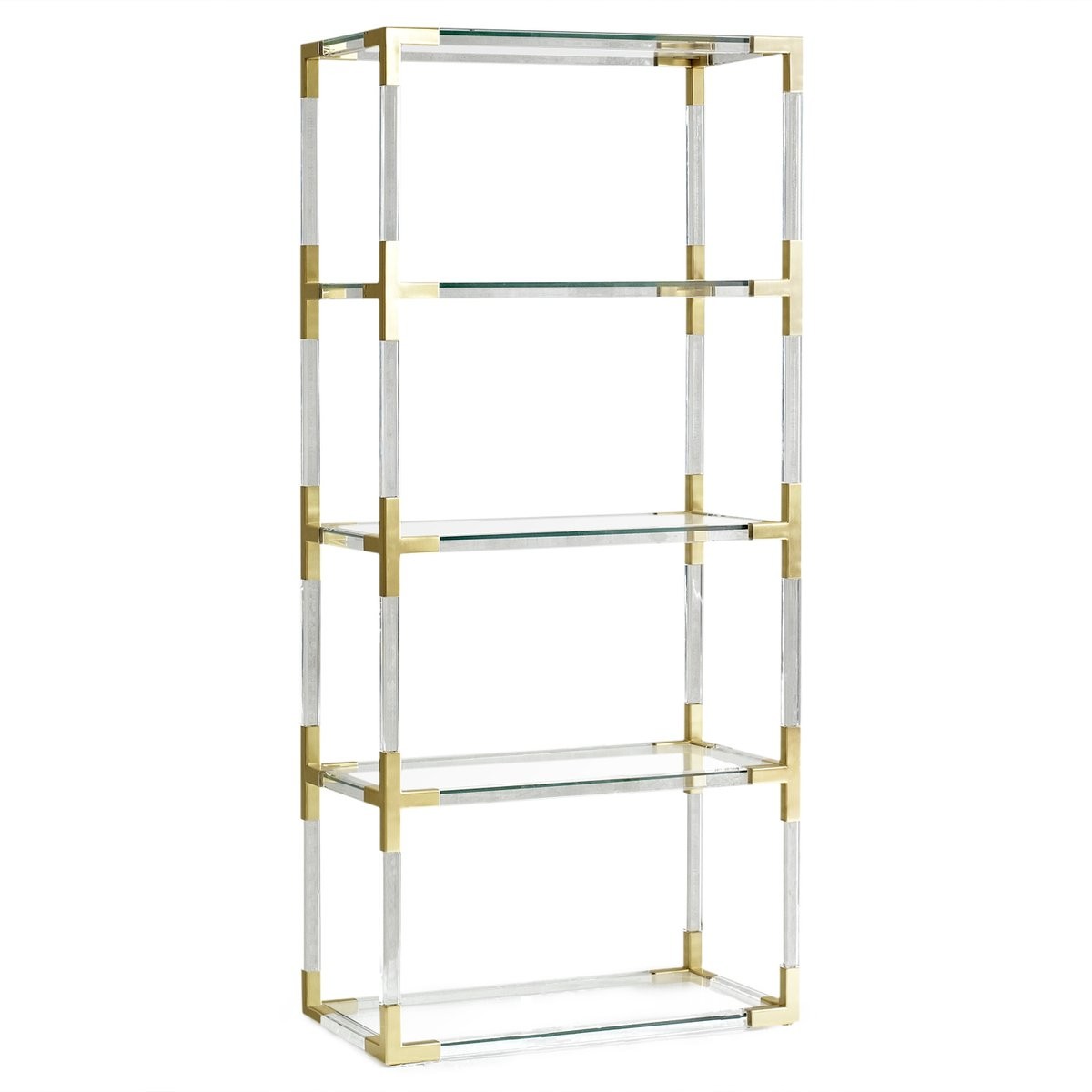 Jonathan Adler I Jacques Etagere I Brass