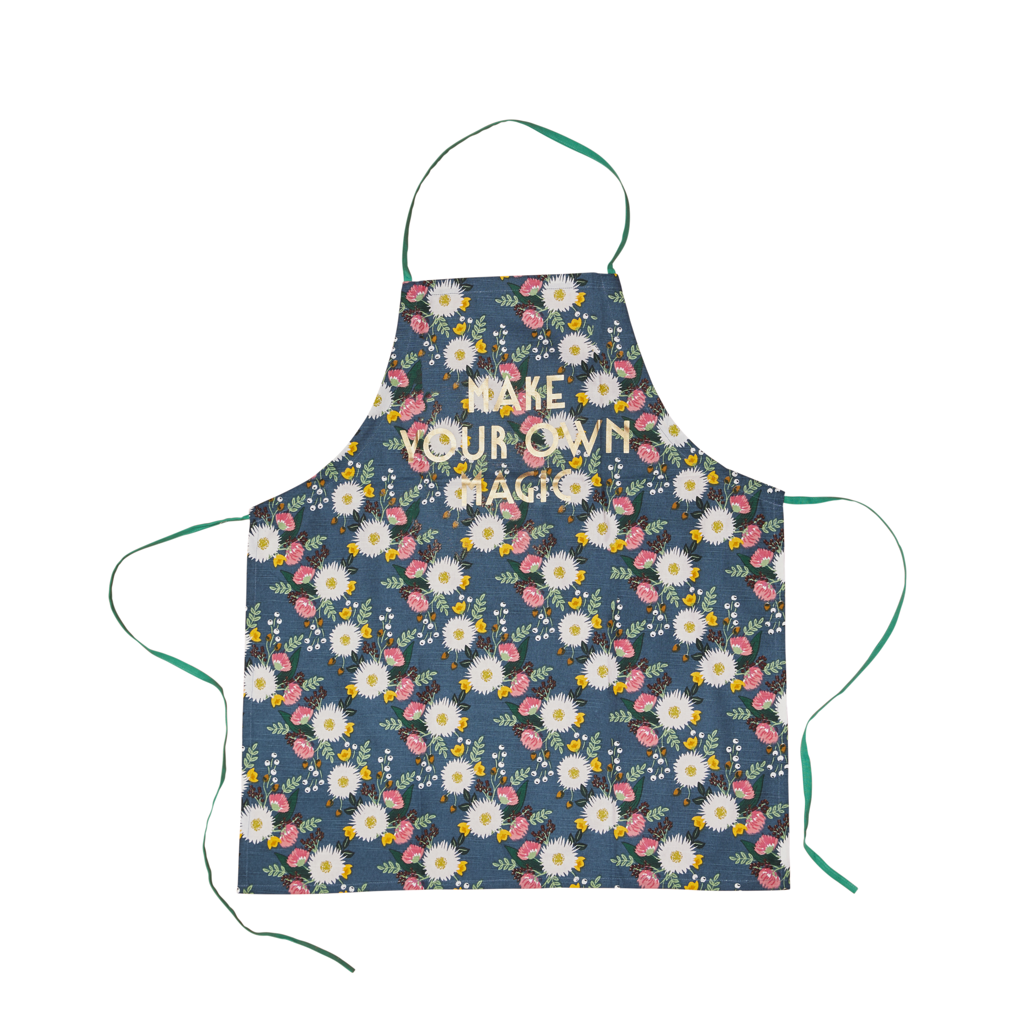 Rice - Cotton Apron - Wedding Bouquet Print