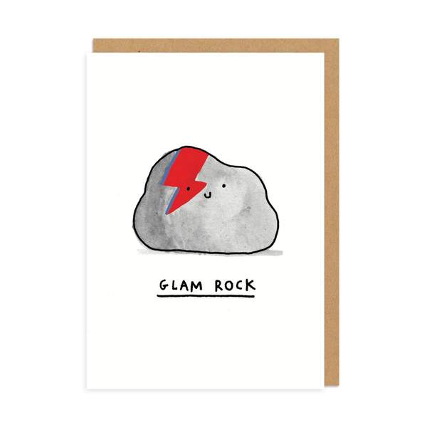 Glam Rock Greeting Card