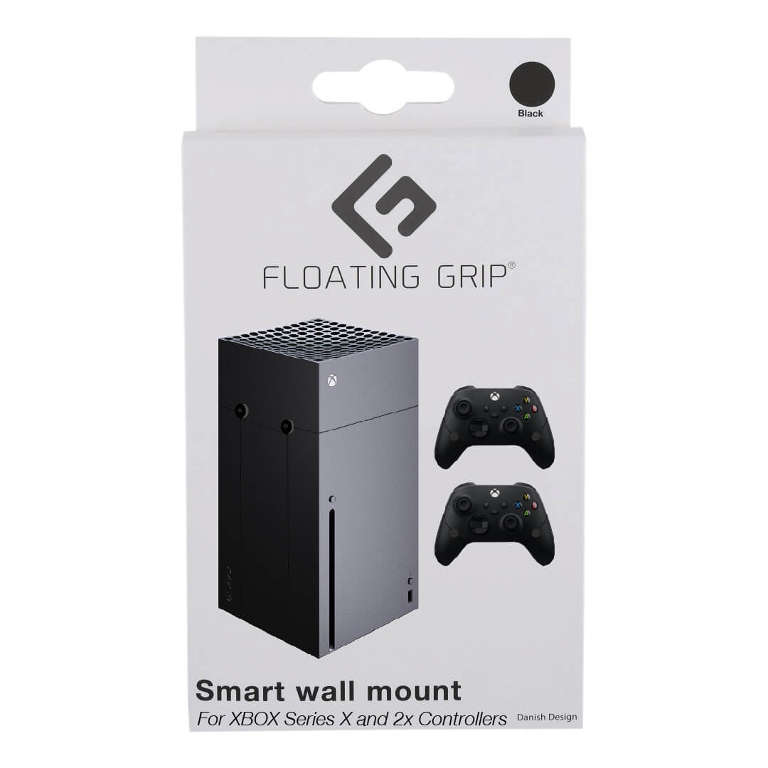 Floating Grip Xbox Series X wall mount Bundle Black