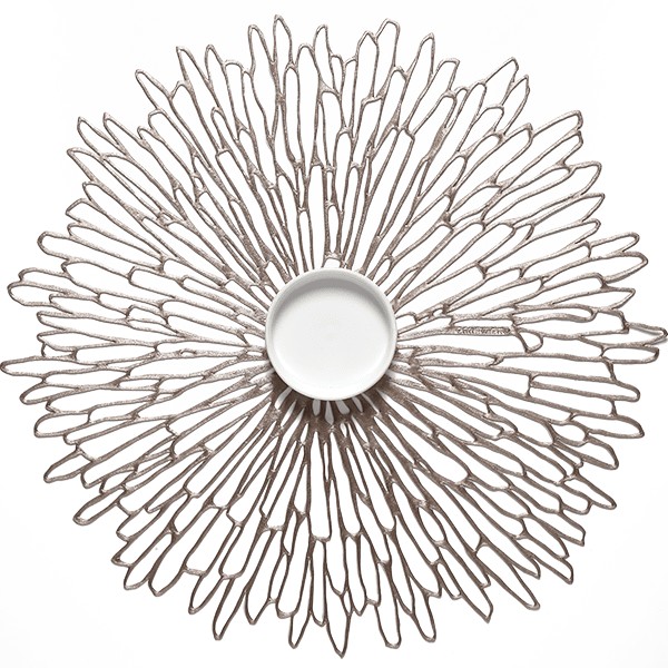 Chilewich I Bloom Placemat I Gunmetal