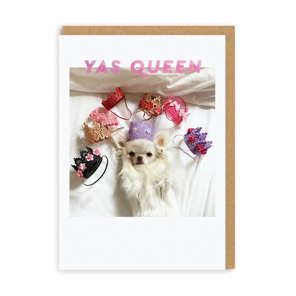 Sparkle Yass Queen Greeting Card