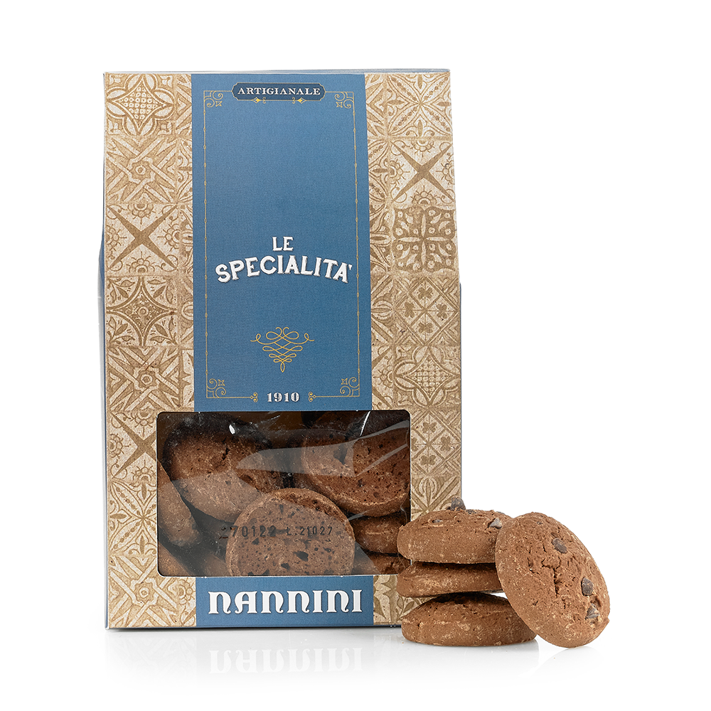 Chocolate Orange Biscuits with Chocolate Chips 300g by Nannini