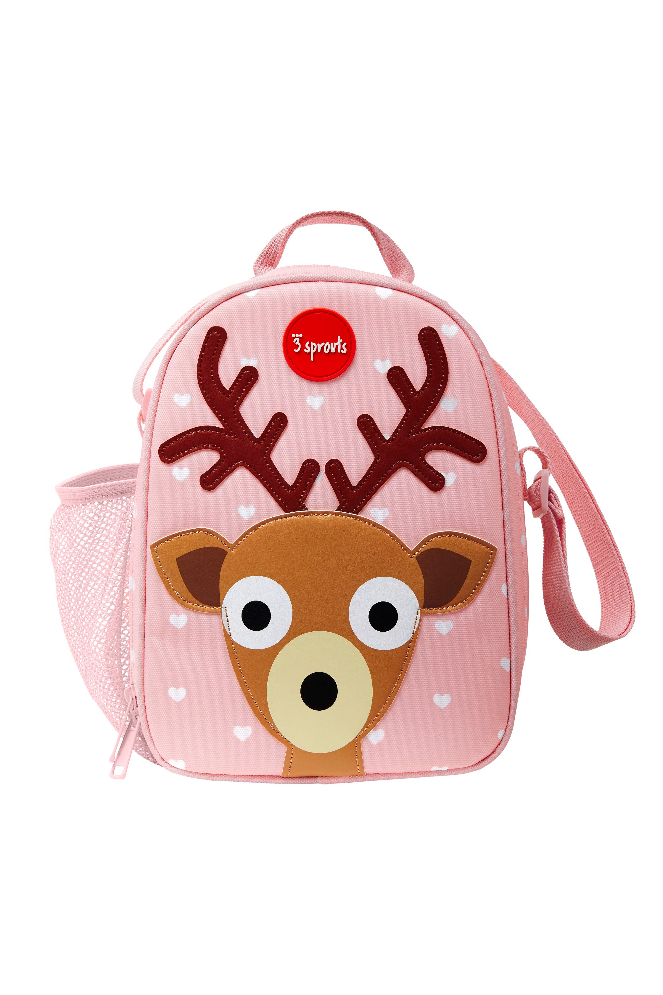 3 Sprouts - Lunch Bag - Pink Deer