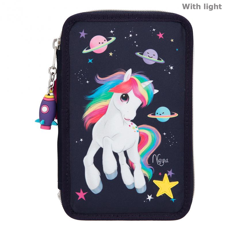 Ylvi & the Minimoomis - Trippel Pencil Case - Space Unicorn (11167)