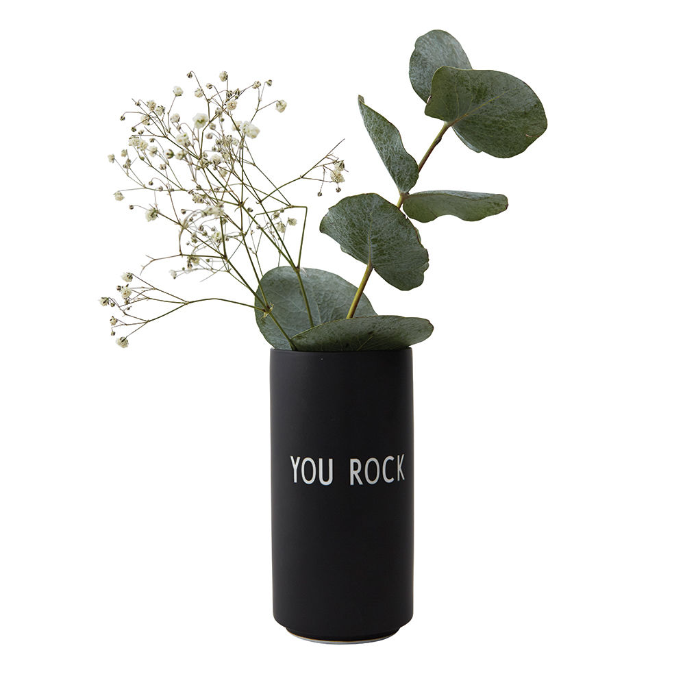 ​Design Letters - Favoritvase You Rock - Black (10101005BKYOUROCK)