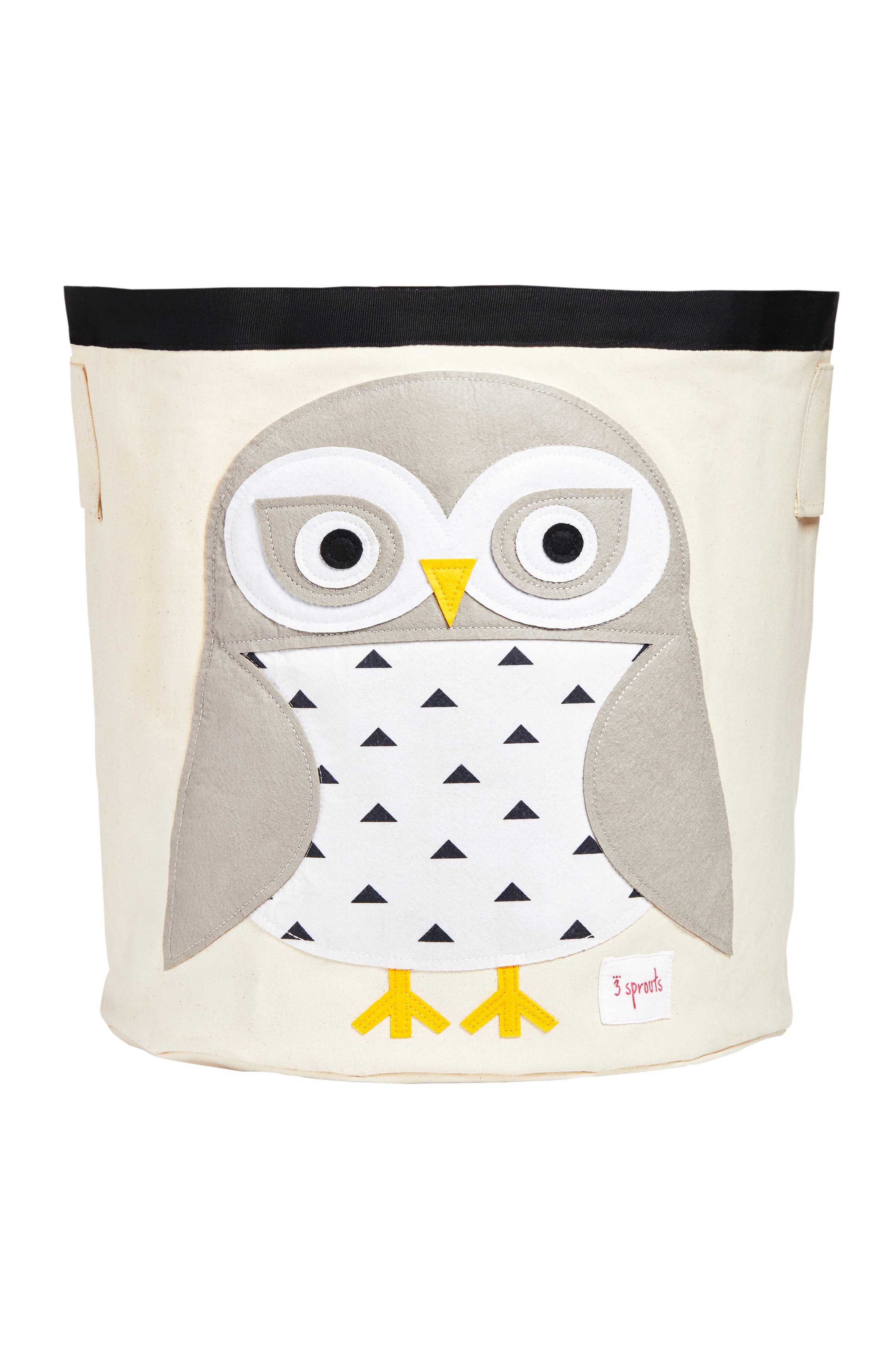 3 Sprouts - Storage Bin - White Snowy Owl