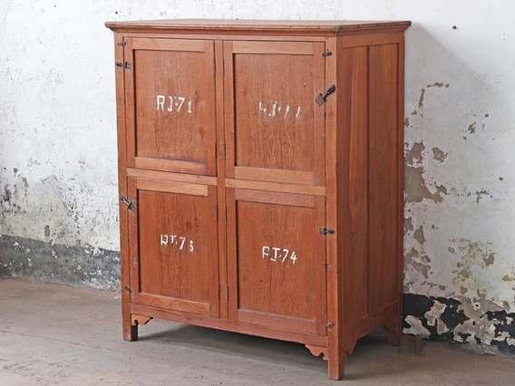 Vintage Wooden Lockers Extra Large