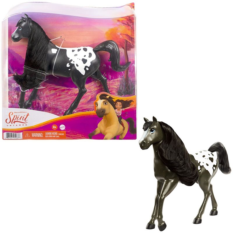 Spirit - Spirit Untamed - Black Pinto Herd Horse (GXD98)