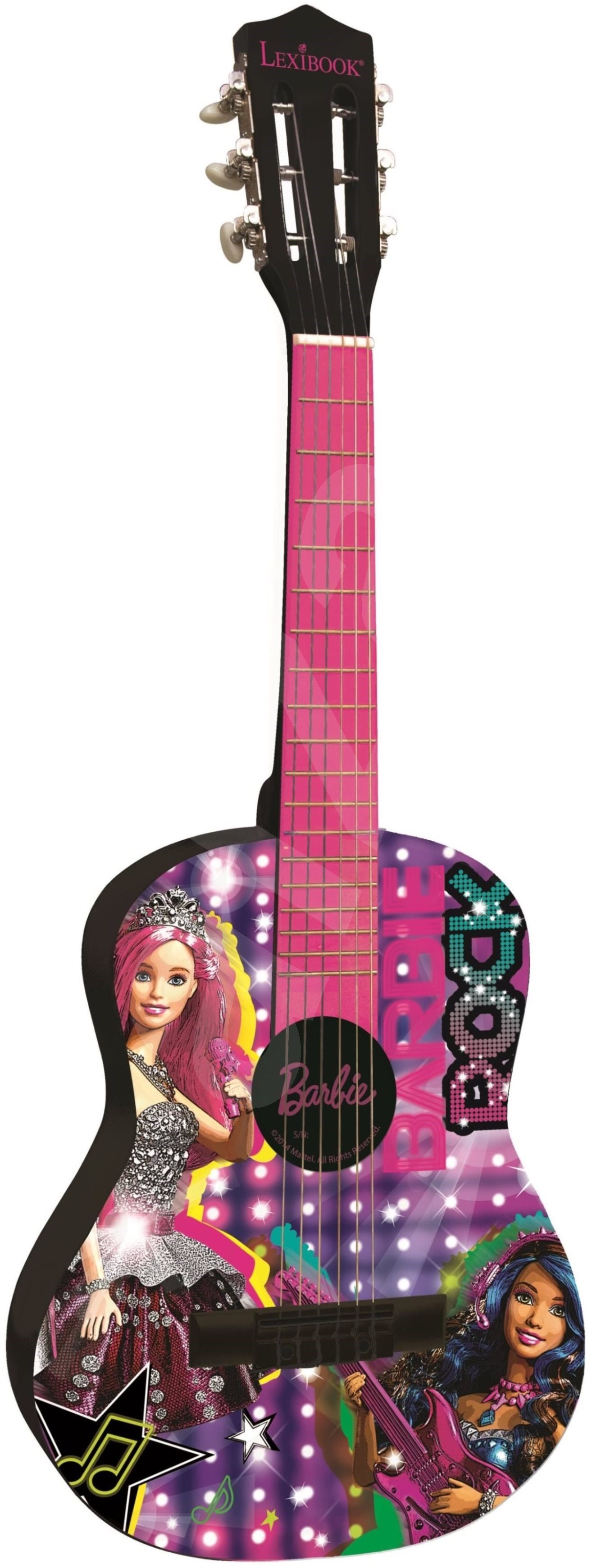 Lexibook - Barbie Rock'n Royals Acoustic Guitar - 31'' (K2000BB)