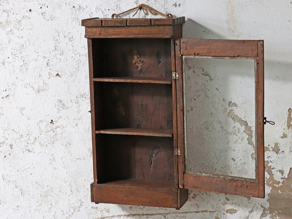Rustic Kitchen Cabinet Brown