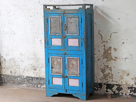 Blue Vintage Armoire Blue