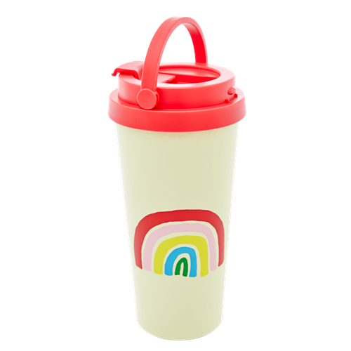 Rice - Stainless Steel Cup 450 ml - Rainbow Print