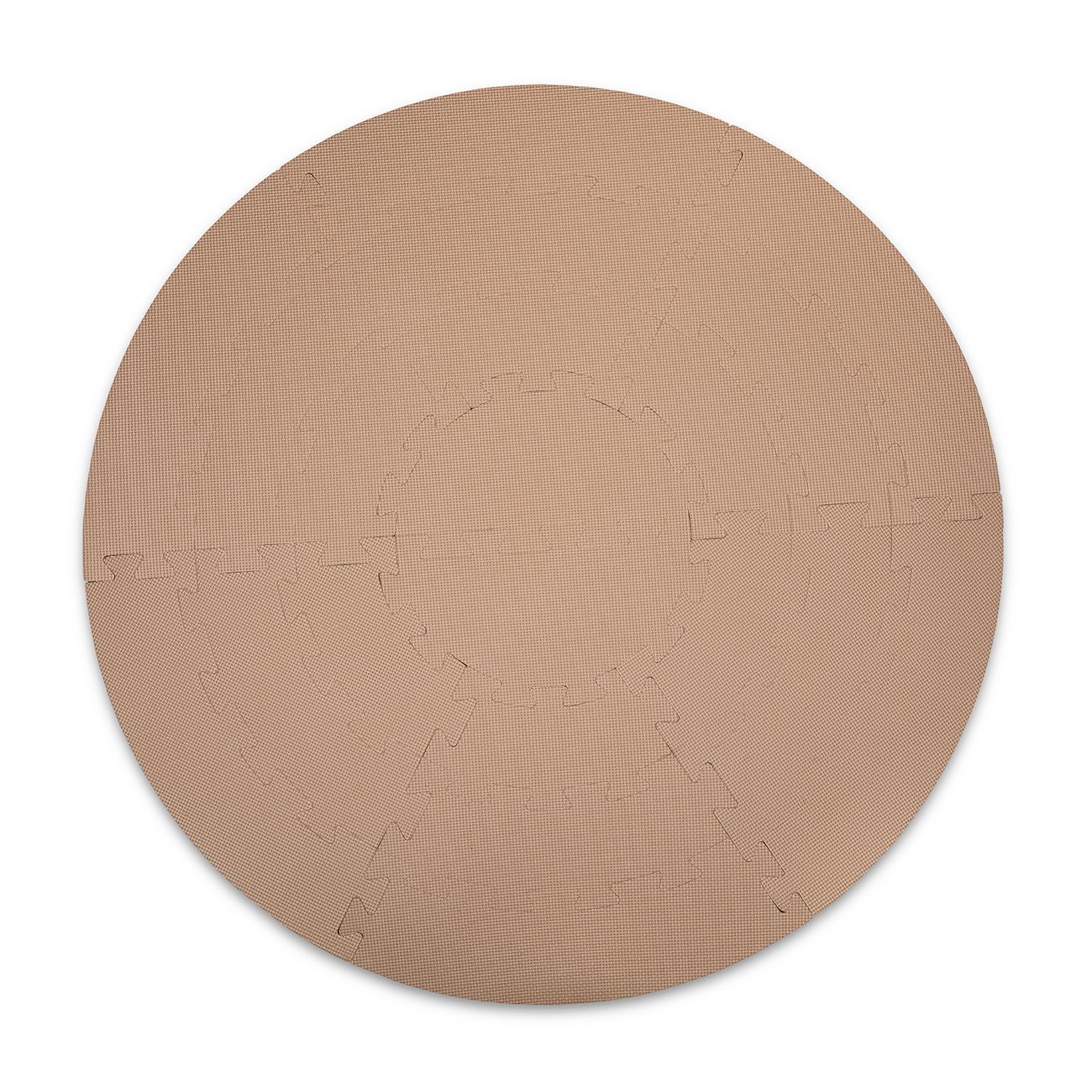 ​That's Mine - Foam Play Mat Cirkel - Light Brown (PM2106)