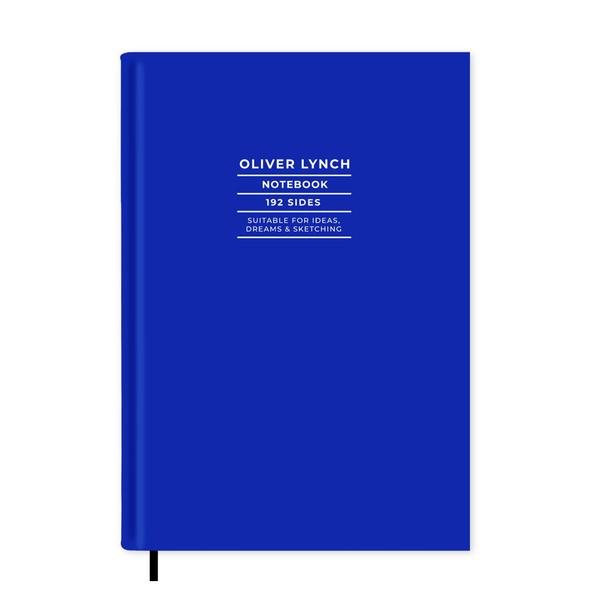Ultramarine Blue Personalised Notebook A5