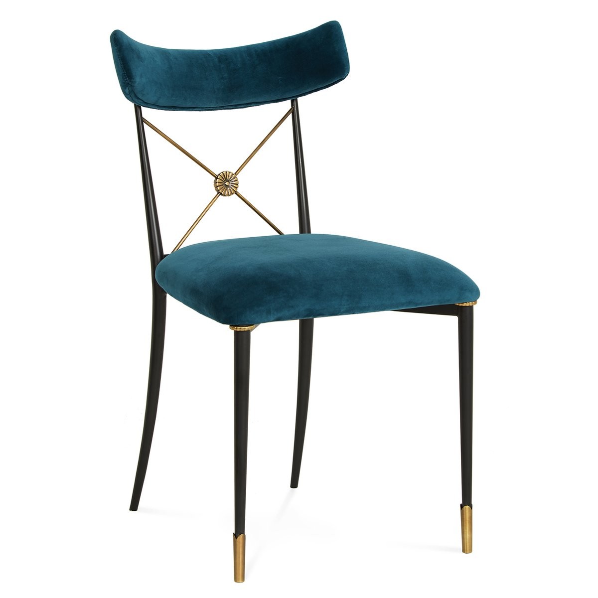 Jonathan Adler I Rider Dining Chair I Rialto Peacock
