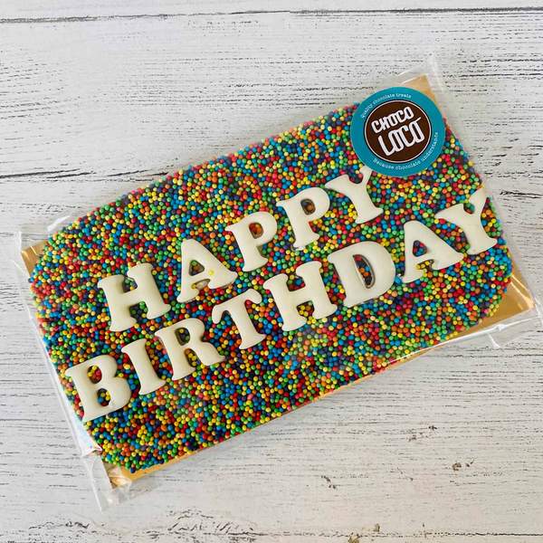 Happy Birthday Chocolate Bar