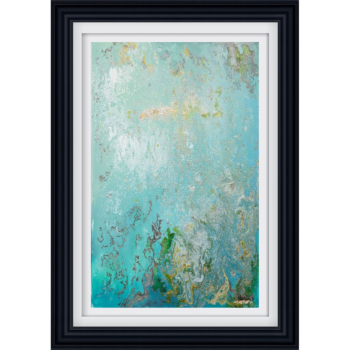 Aerial Ocean Black - Large