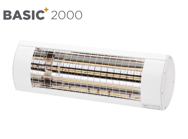 Solamagic - 2000 BASIC+ Patio Heater - White