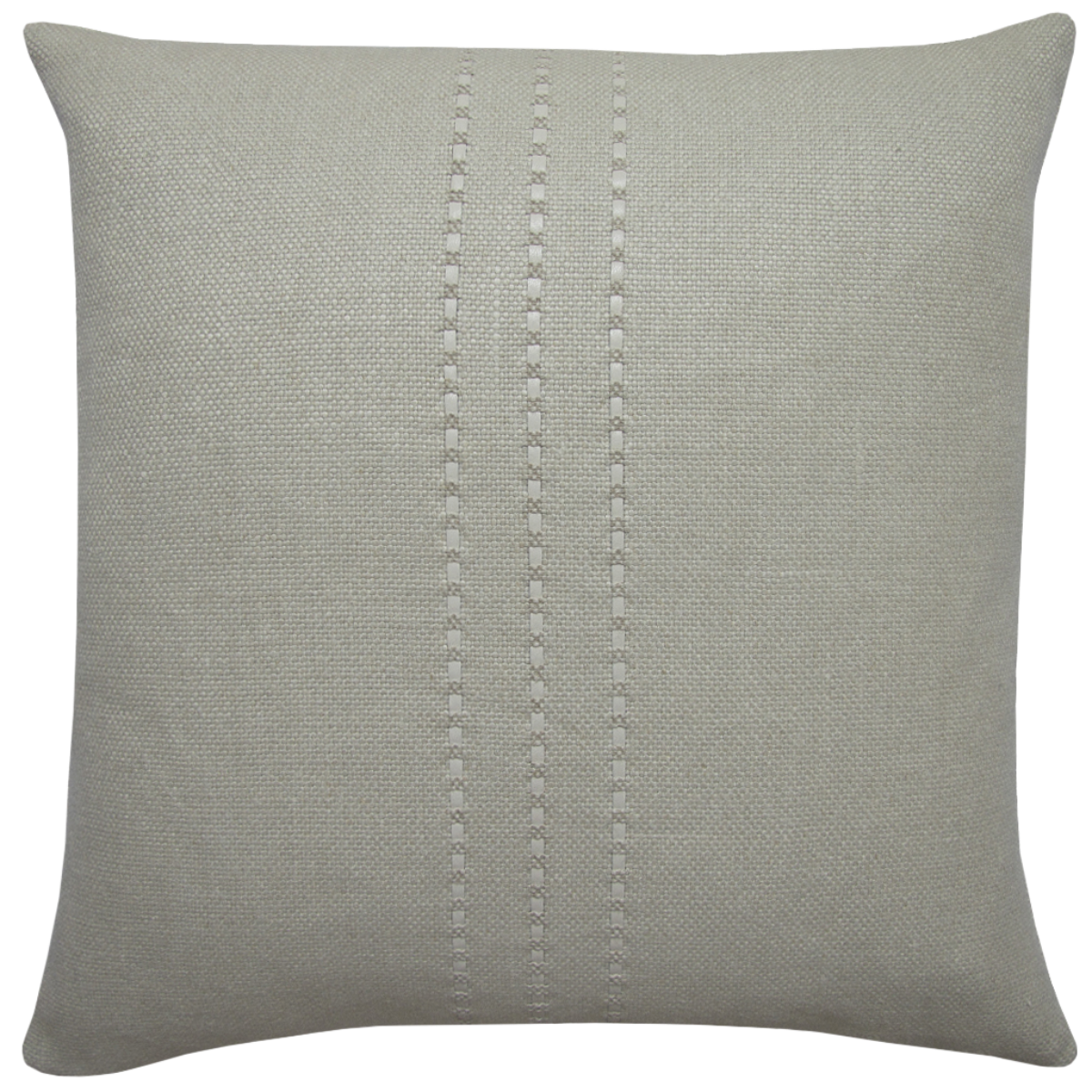 de Le Cuona | Cape Cushion With Leather Detail Frost