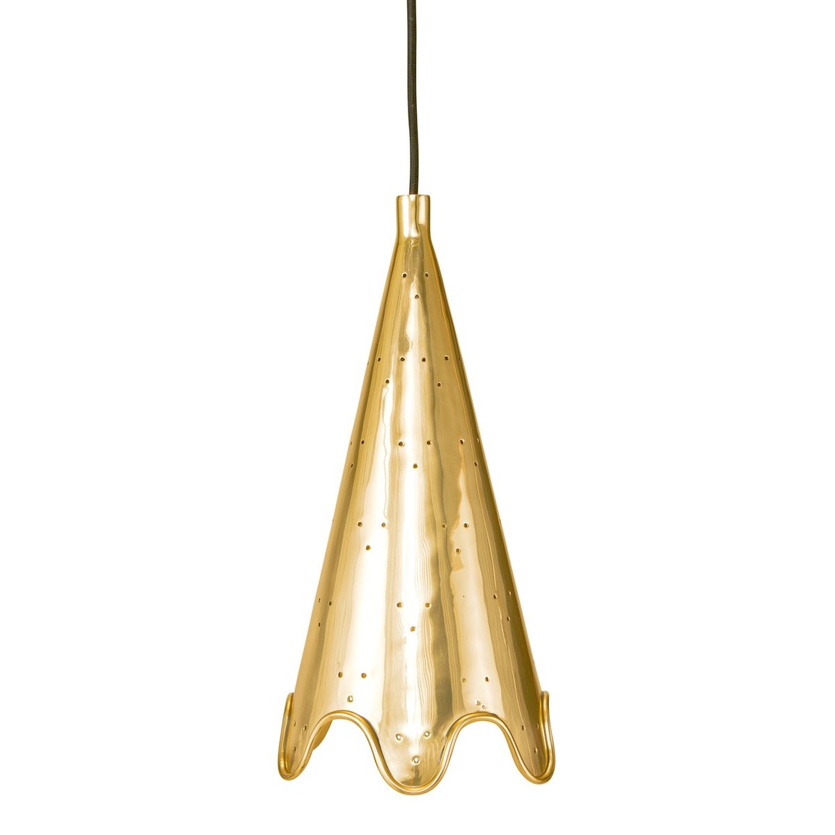 Jonathan Adler I Brass Ripple Pendant