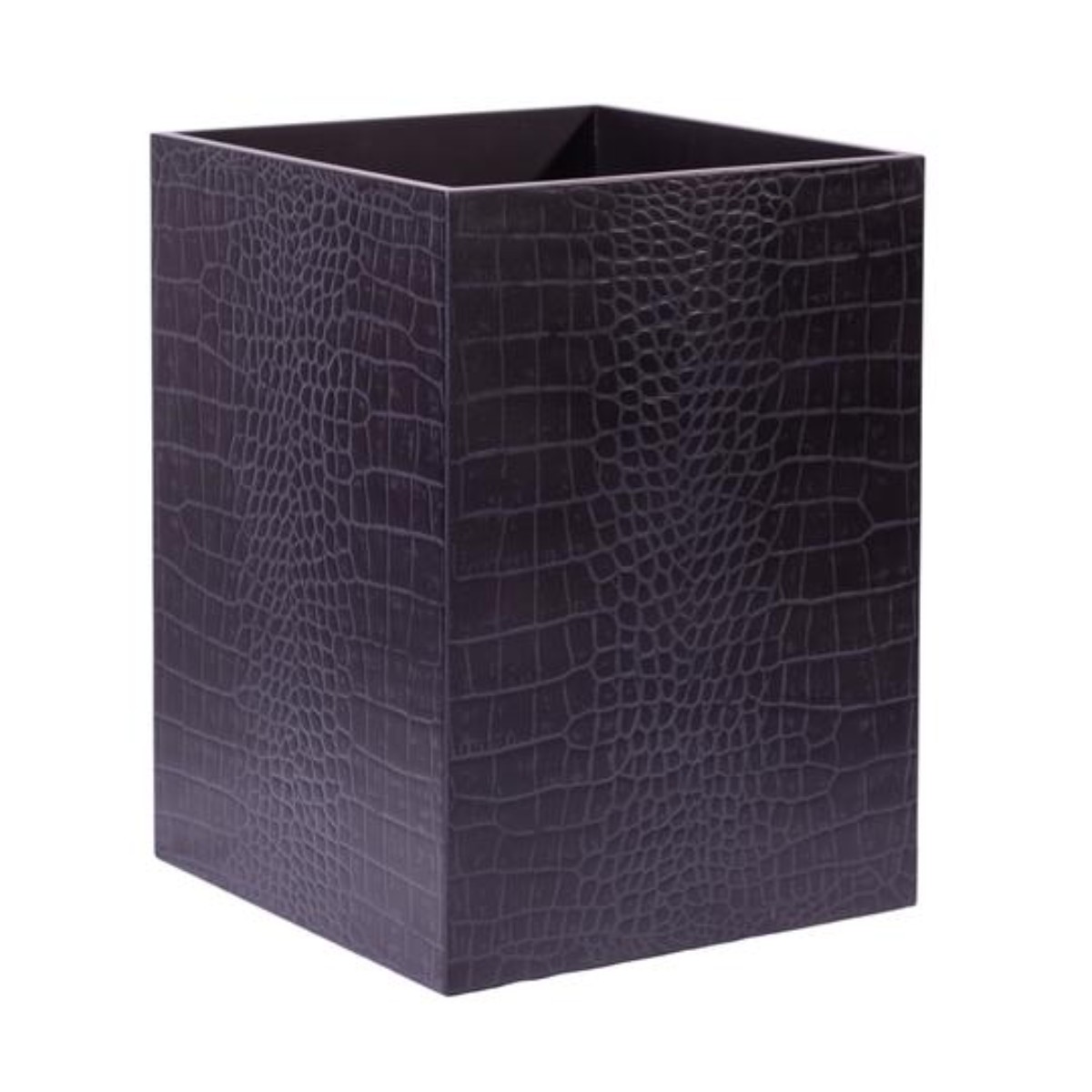 Posh Trading | Chelsea Waste Bin | Croc Noir