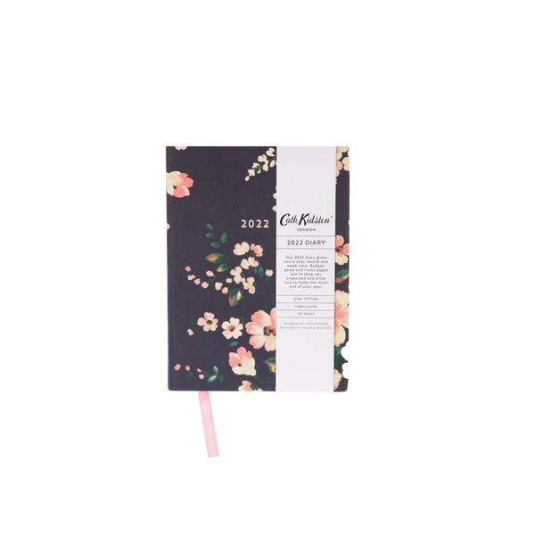 Autumn Dark Floral 2022 Diary A6ish