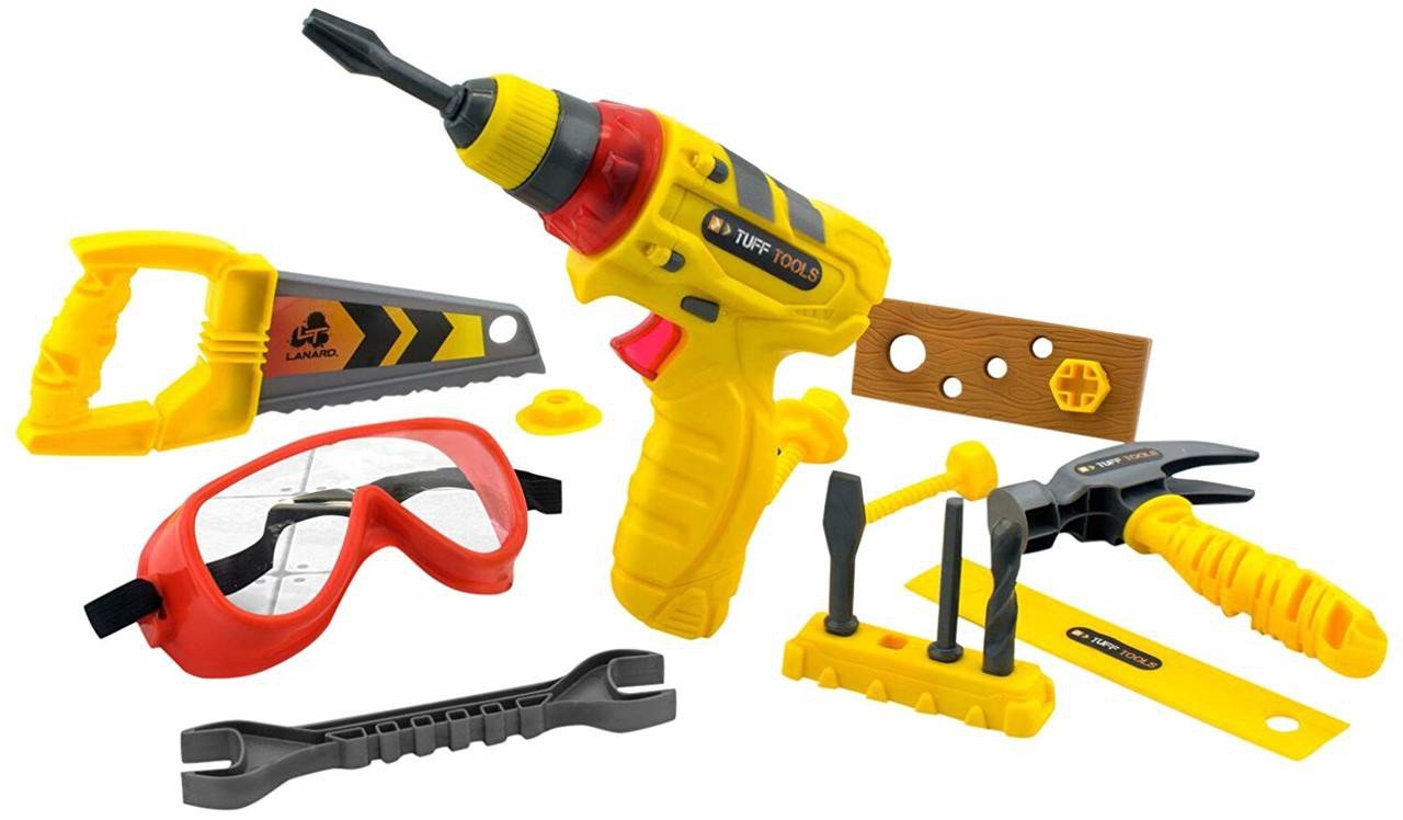 Tuff Tools - Multi-Tool Set w. Light and Sound - Power Drill