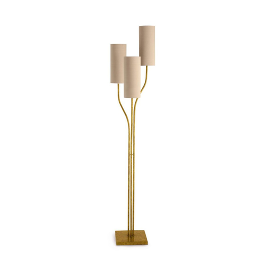 Porta Romana I Hydra Floor Lamp | French Brass