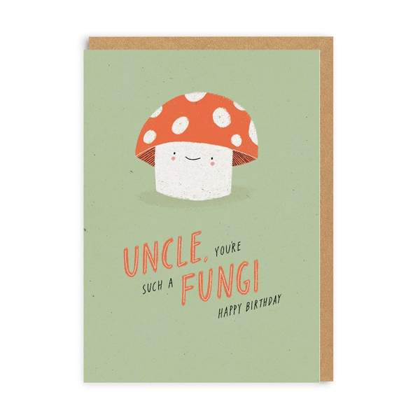 Uncle Fungi Birthday Greeting Card