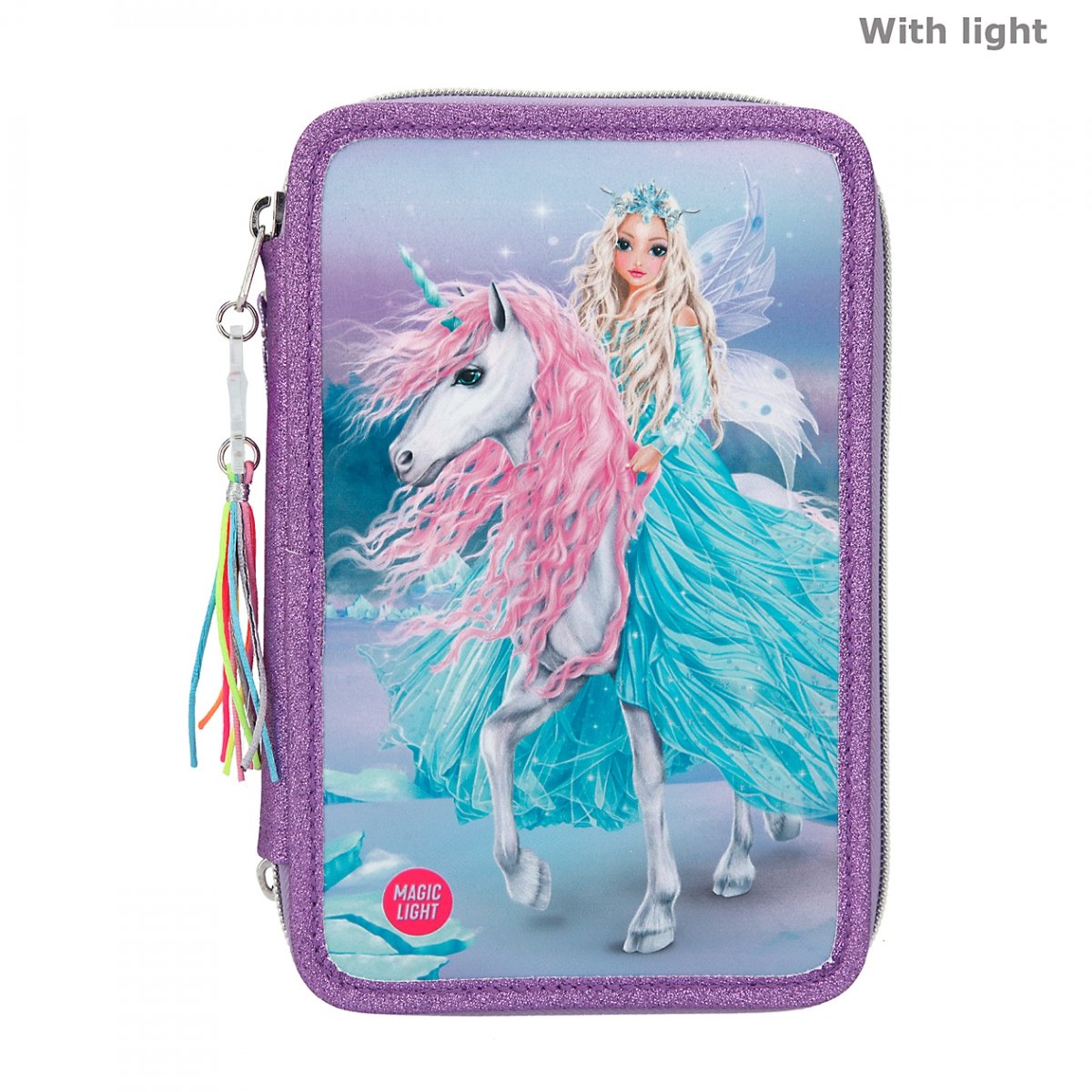 Top Model - Fantasy Trippel Pencil Case w/LED - Icefriends (11181)