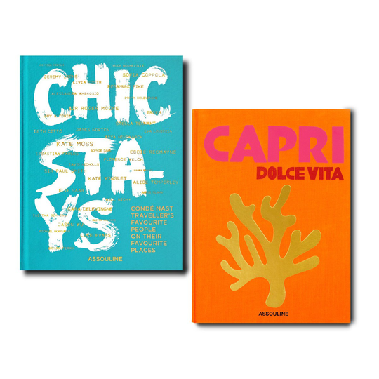 Assouline I Travel Book Bundle | Chic Stays and Capri Dolce Vita