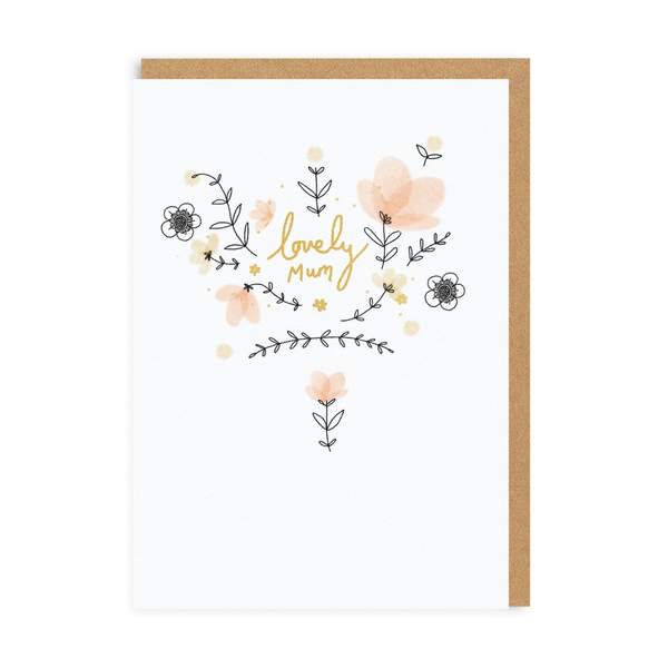 Lovely Mum Greeting Card