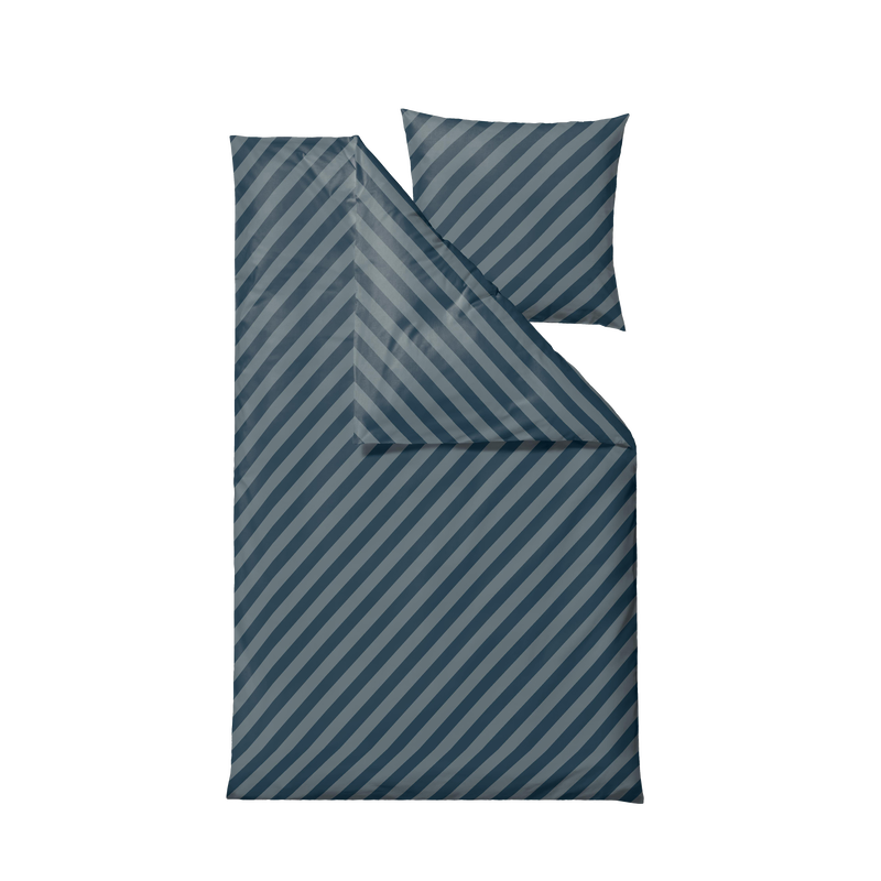 Södahl - Organic Diagonal ​Bedding 140 x 200 cm - Atlantic (15257)