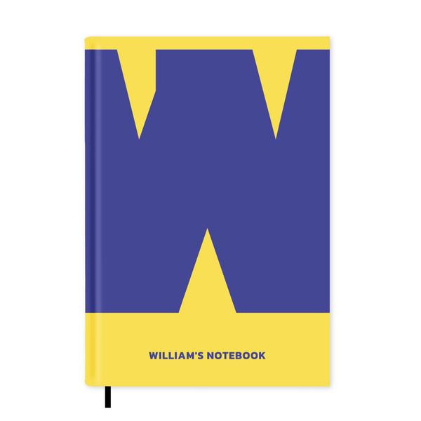 W is For Notebook A5 - Personalised