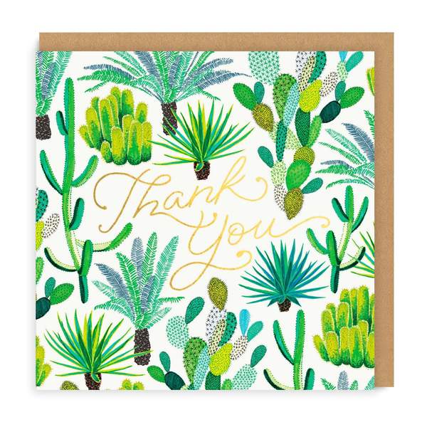 Cacti Thank You Greeting Card