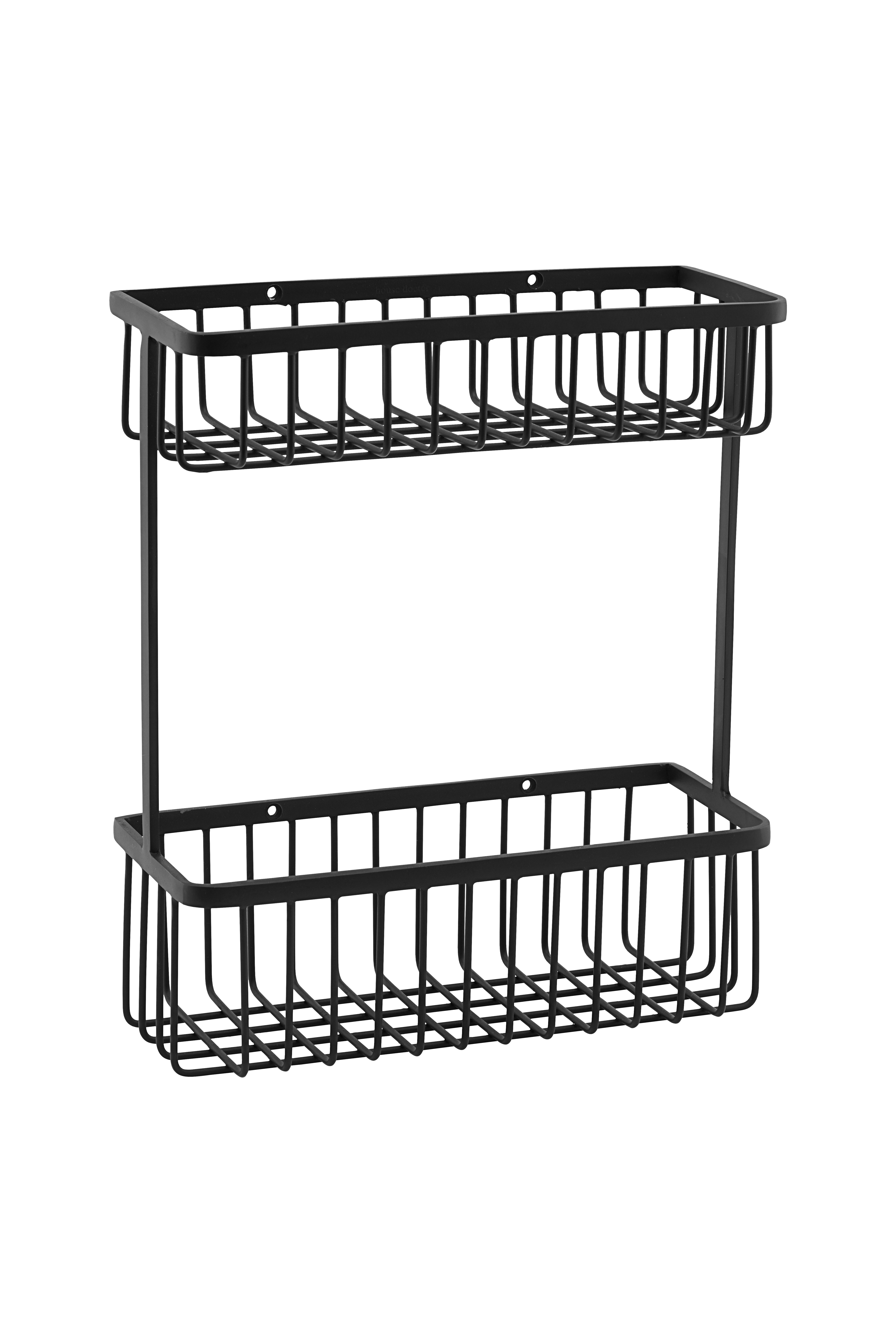House Doctor - Bath Basket Medium - Black (WG0331)